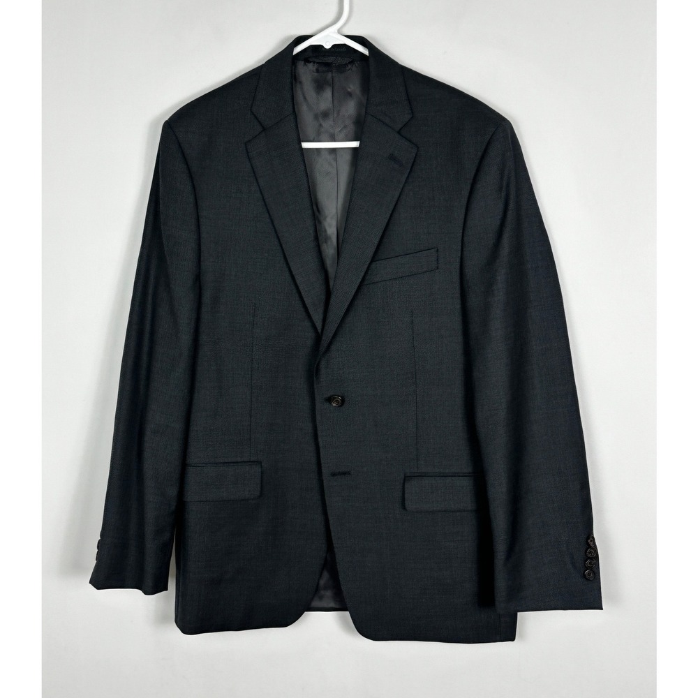 Ralph Lauren Mens Wool Blazer Sz 40R Dark Gray Professional Tailored Jacket Coat - Picture 15 of 16